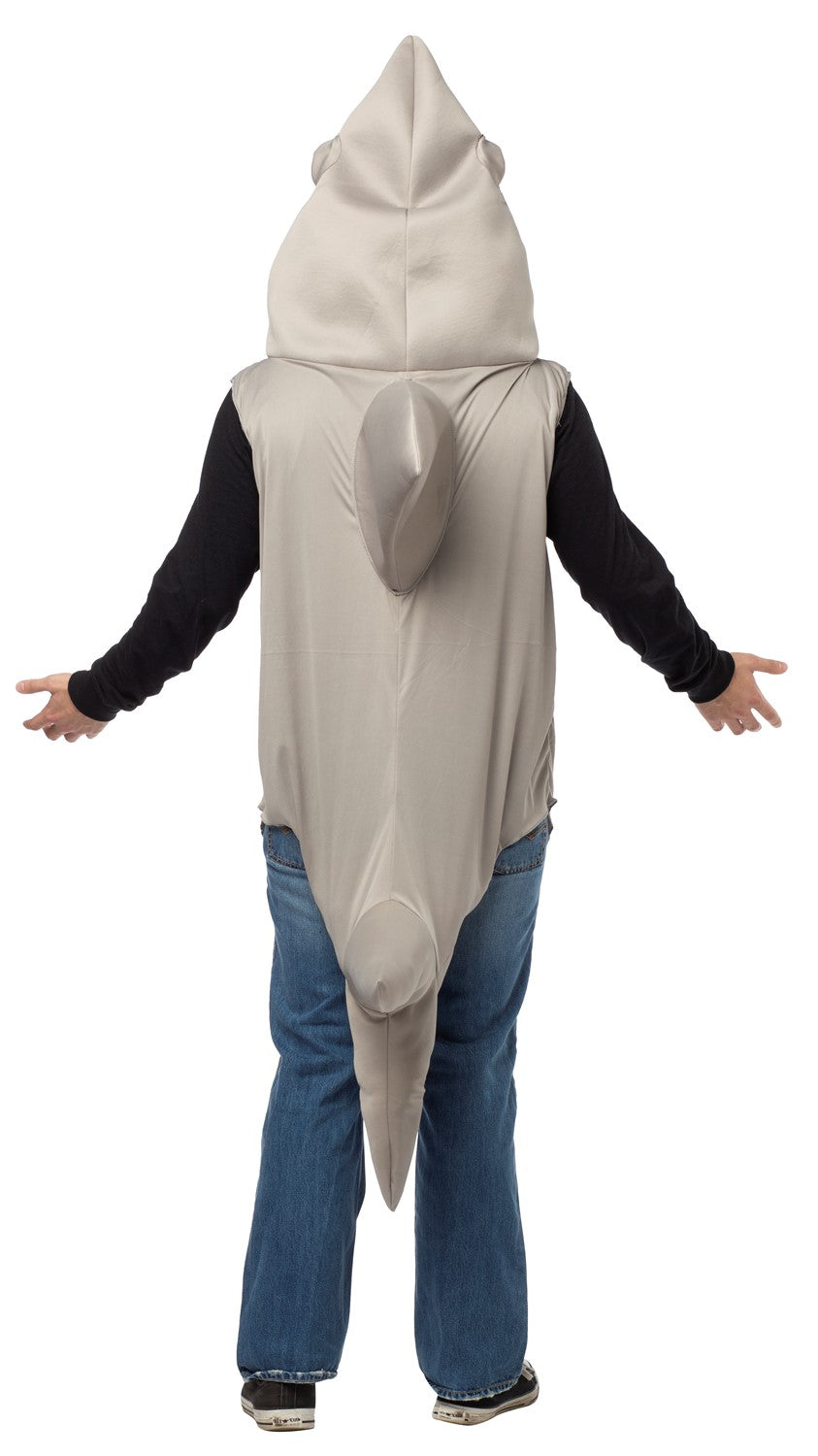 Rasta Imposta Sand Shark Kostüm Erwachsene One Size grau