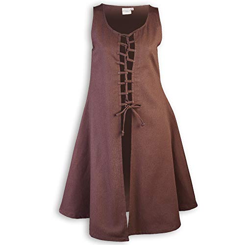 Mytholon Leandra Kleid ärmellos Baumwolle Schnürung