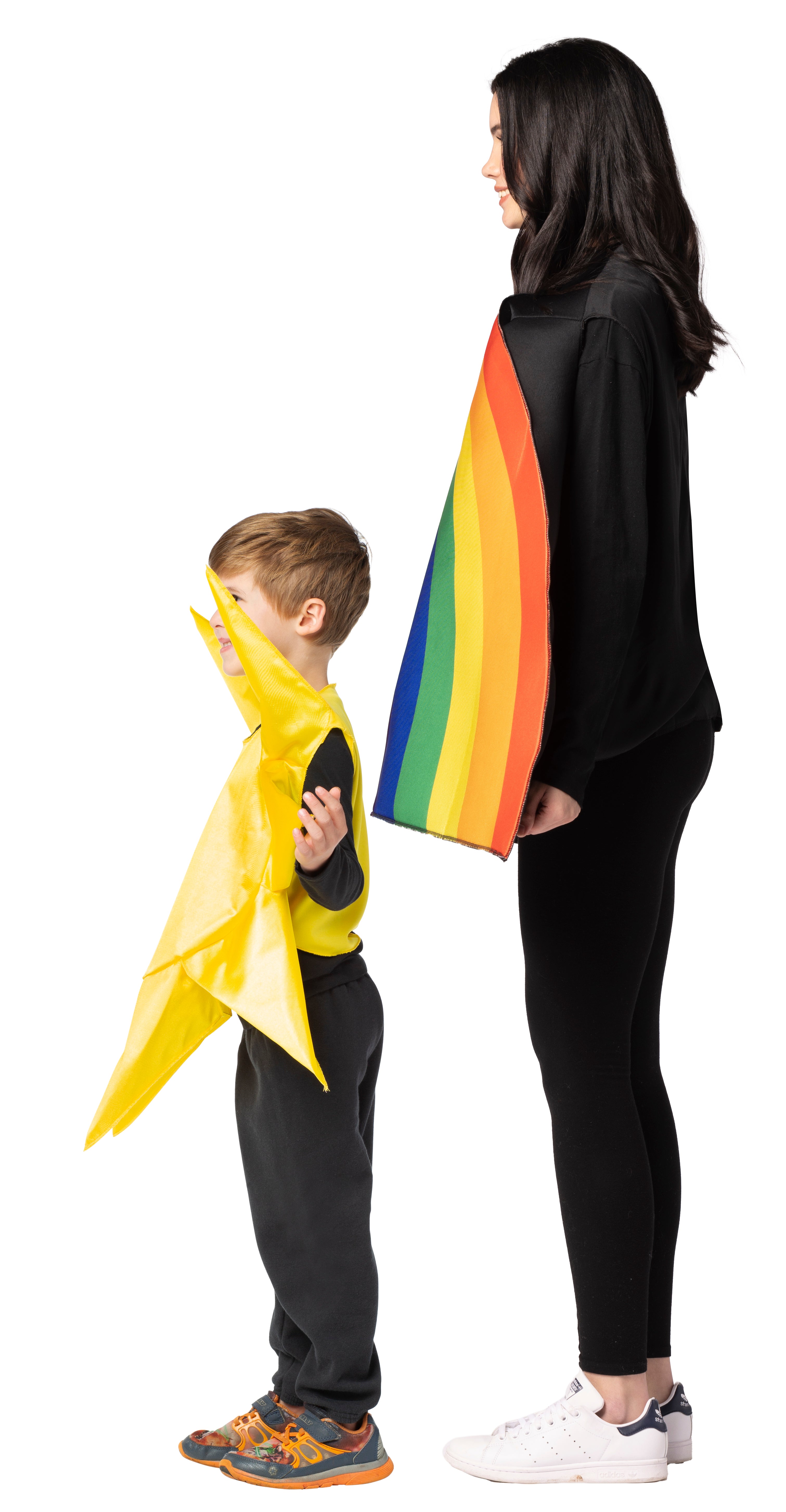 Rasta Imposta Rainbow Sun Bundle Kostüm Erwachsene+Kind 4-6