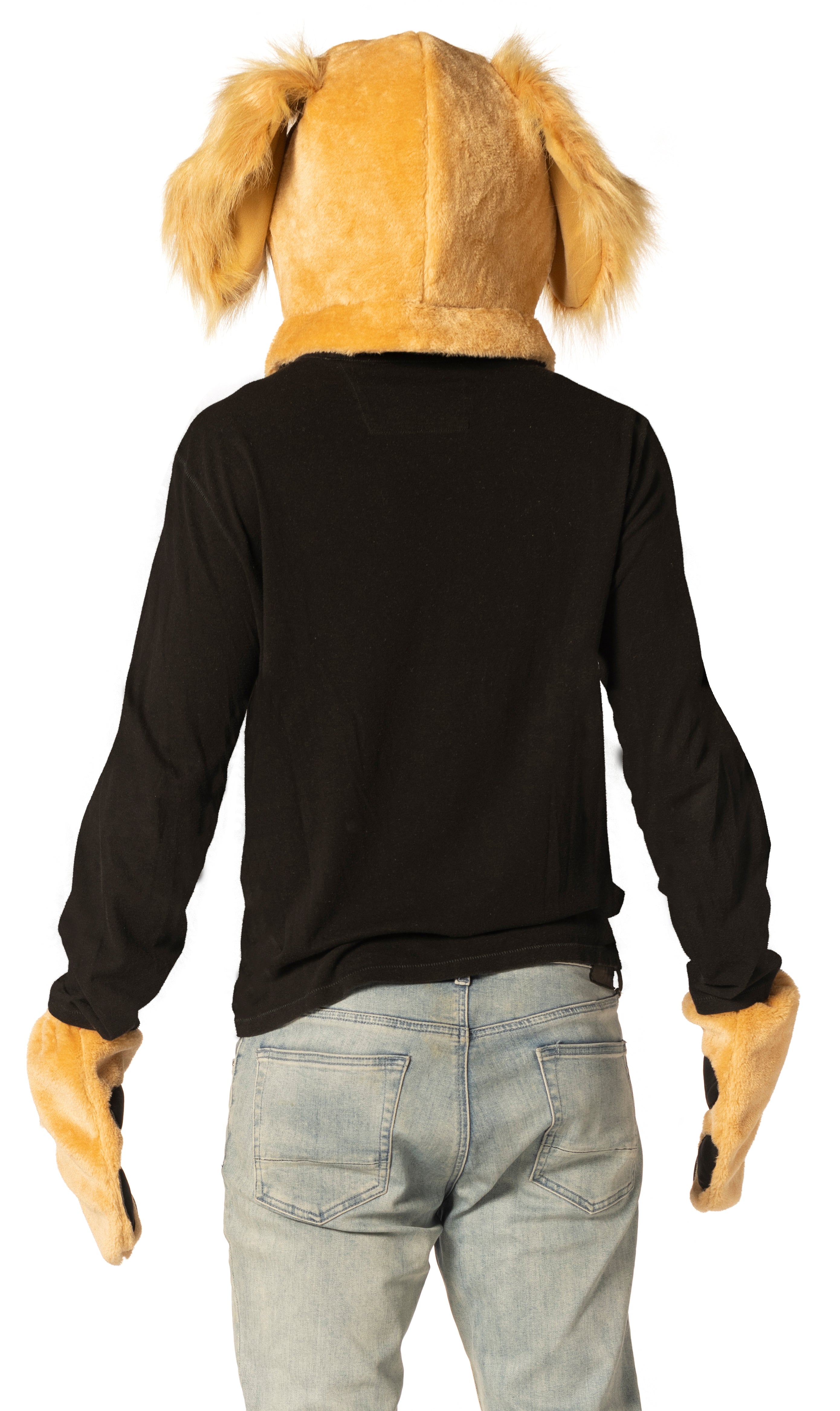 Rasta Imposta Brown Dog Maske mit Pfoten braun Einheitsgröße