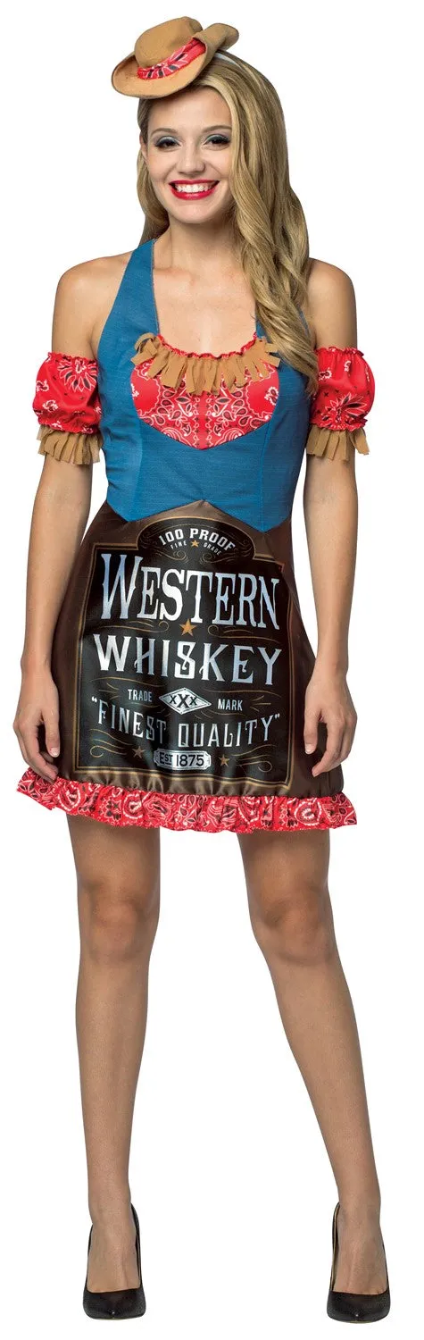 Rasta Imposta Whiskey Dress Kostüm Damen M-L mit Hut