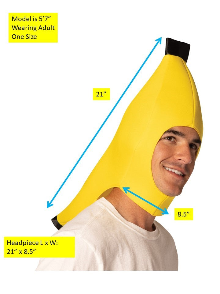 Rasta Imposta Banana Party Kopfschmuck Kostüm One Size