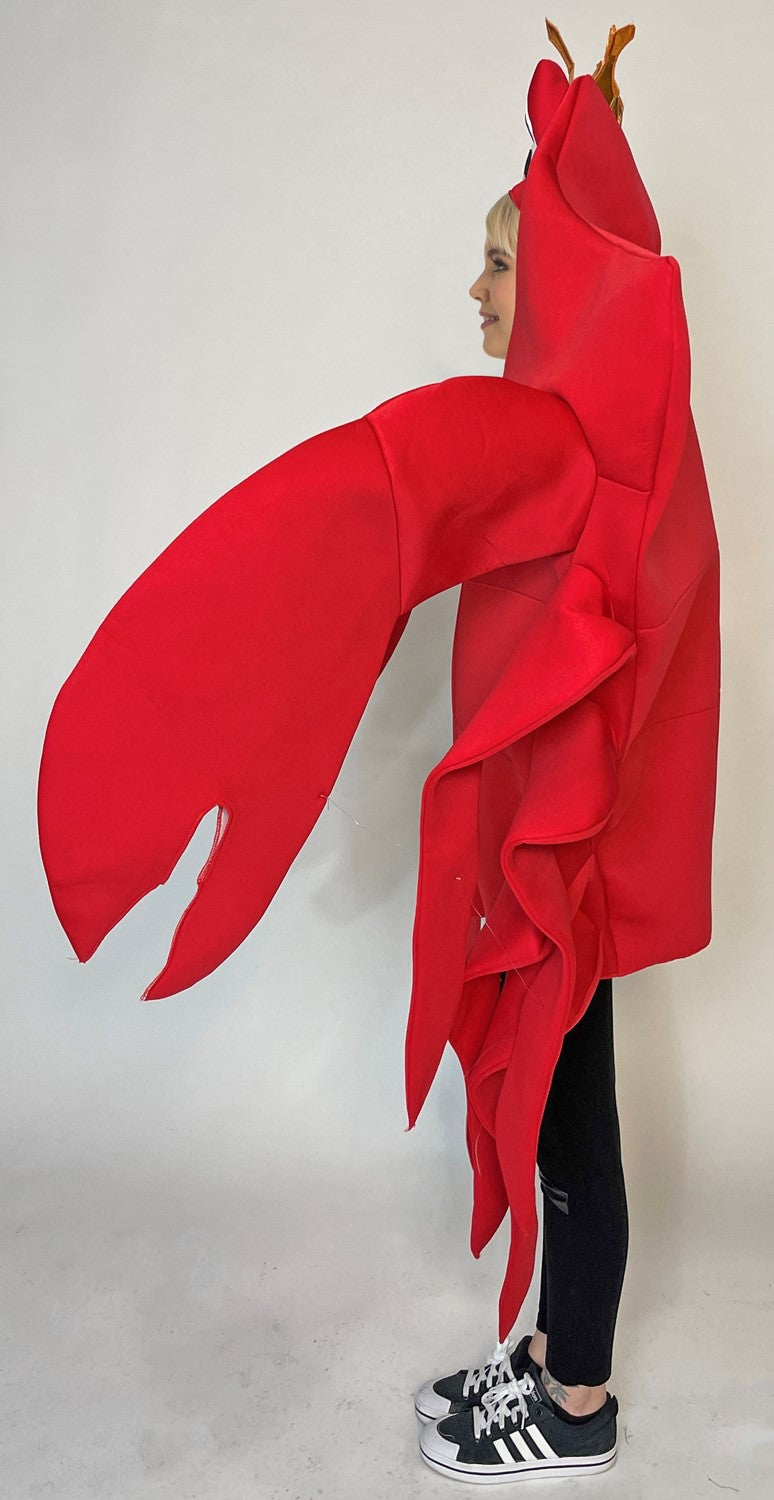 Rasta Imposta King Crab Kostüm Erwachsene One Size Rot