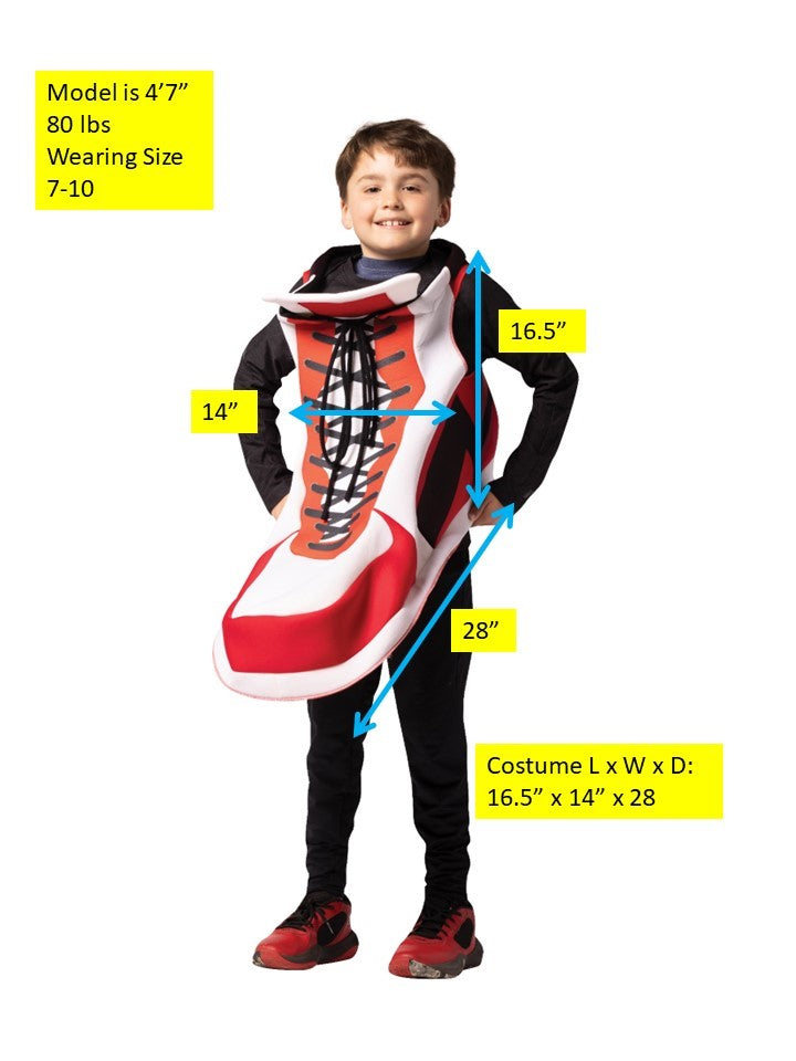 Rasta Imposta Hightop Sneaker Kinderkostüm 7-10