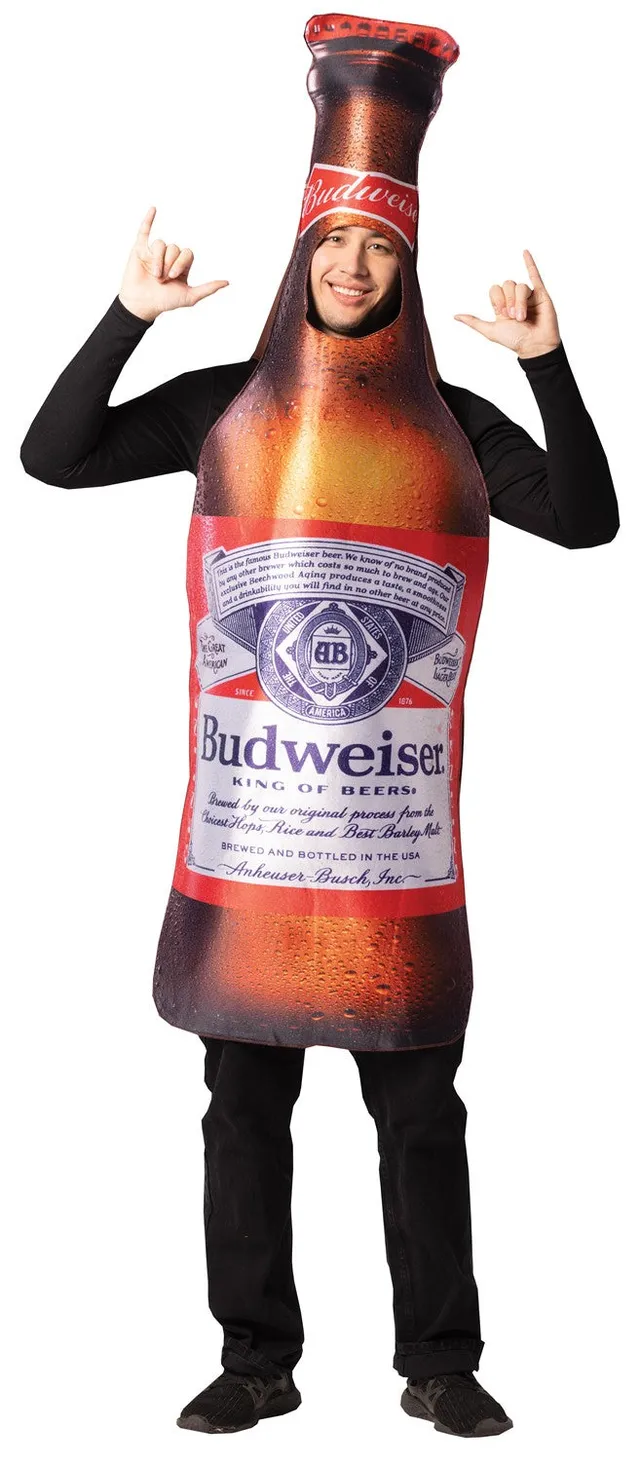 Rasta Imposta Budweiser Bierflasche Kostüm Erwachsene One Size