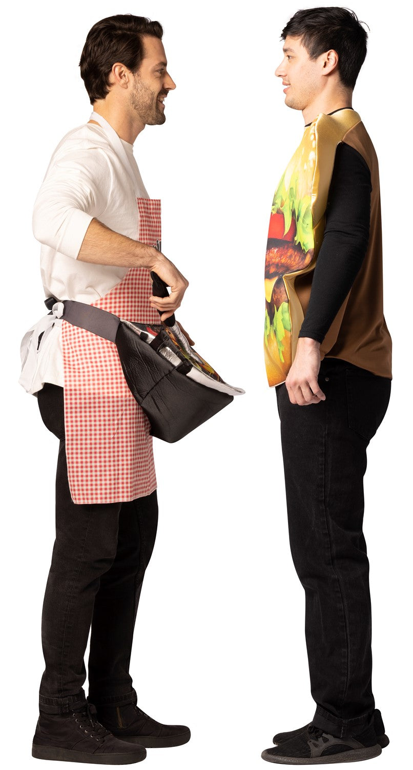 Rasta Imposta Grill Master Cheeseburger Kostüm Paarkostüm One Size