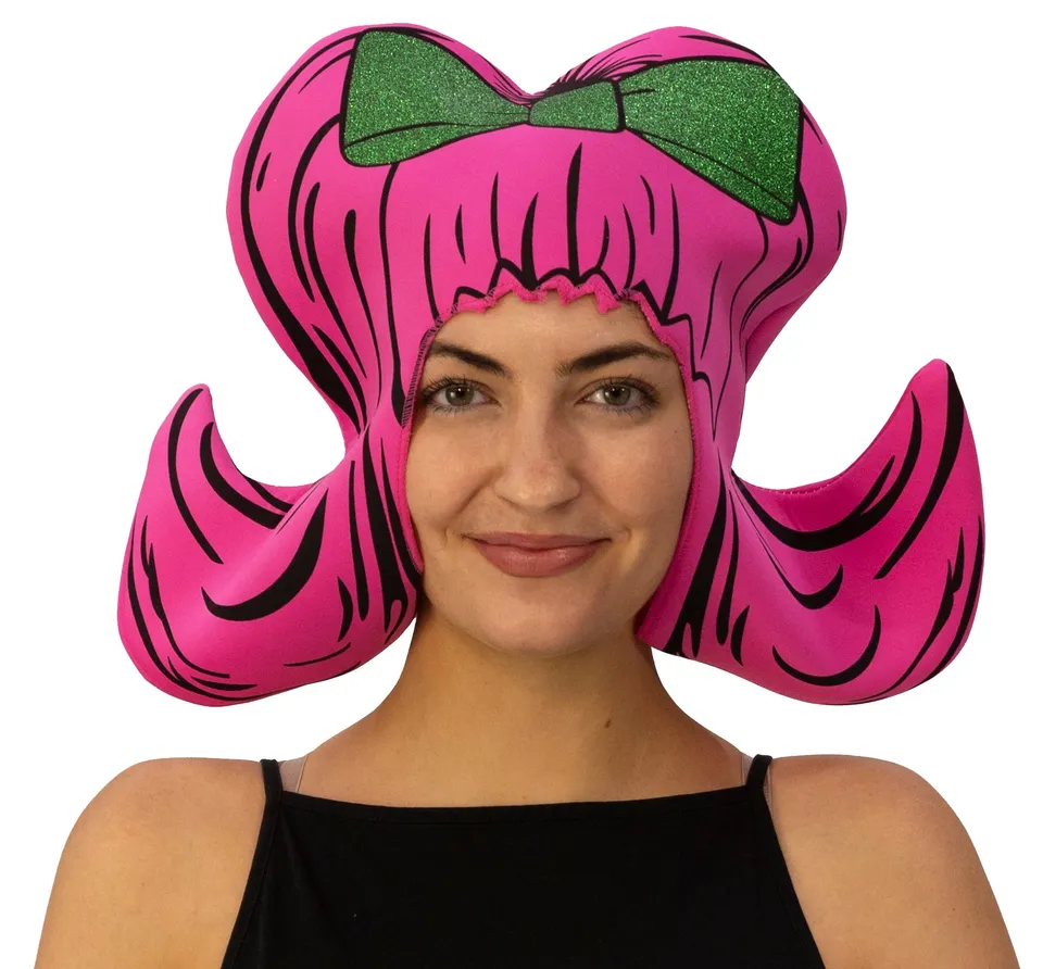 Rasta Imposta Pink Bouffant Cartoon Perücke Hut Rosa