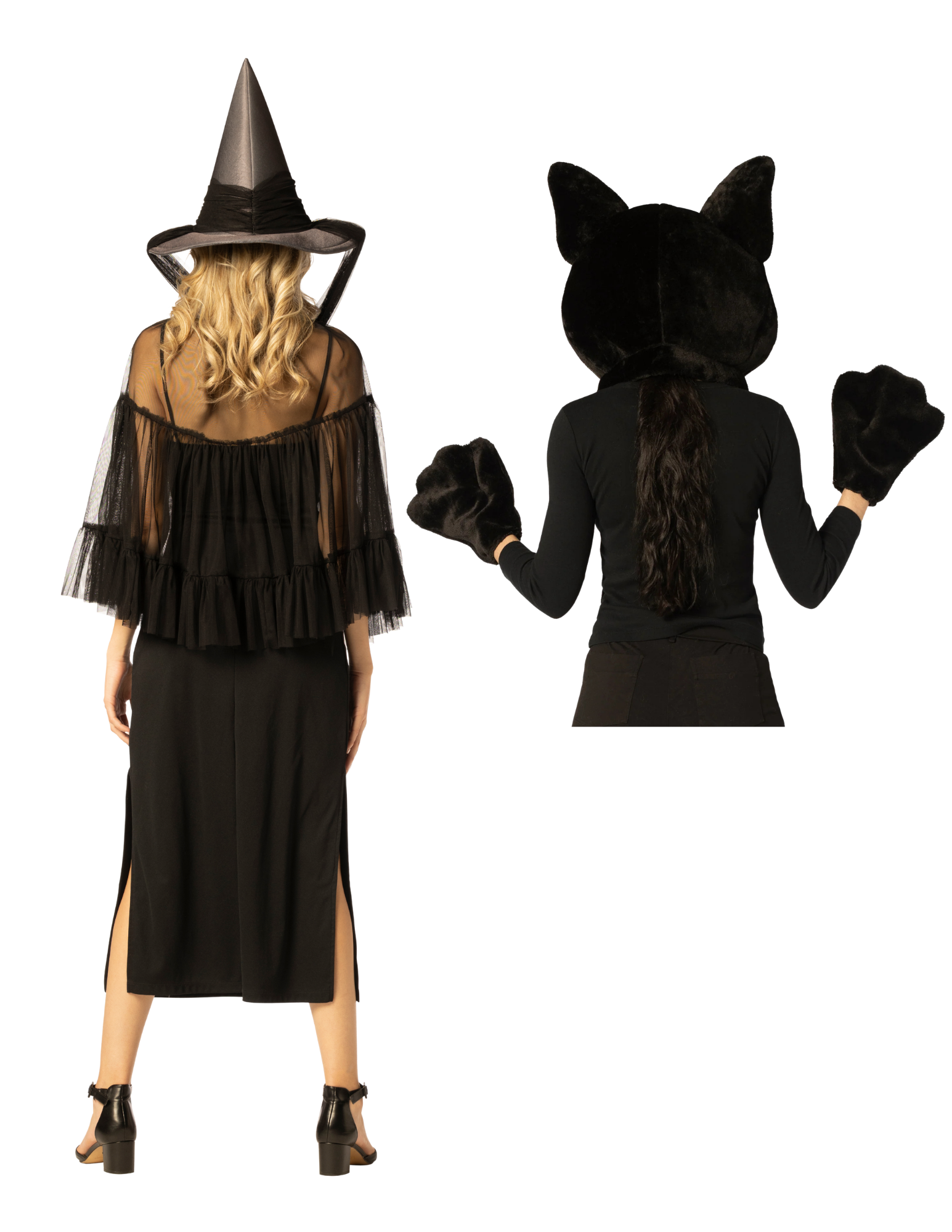 Rasta Imposta Hexe & Katze Paarkostüm One Size schwarz