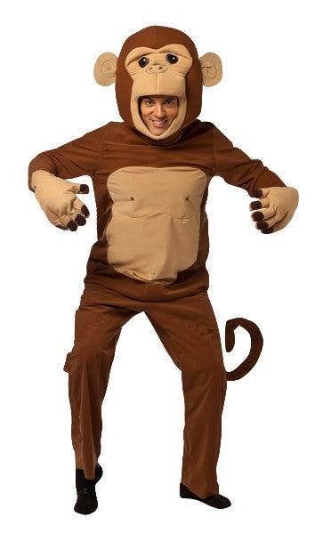 Rasta Imposta Monkeying Around Affenkostüm One Size braun Plüsch