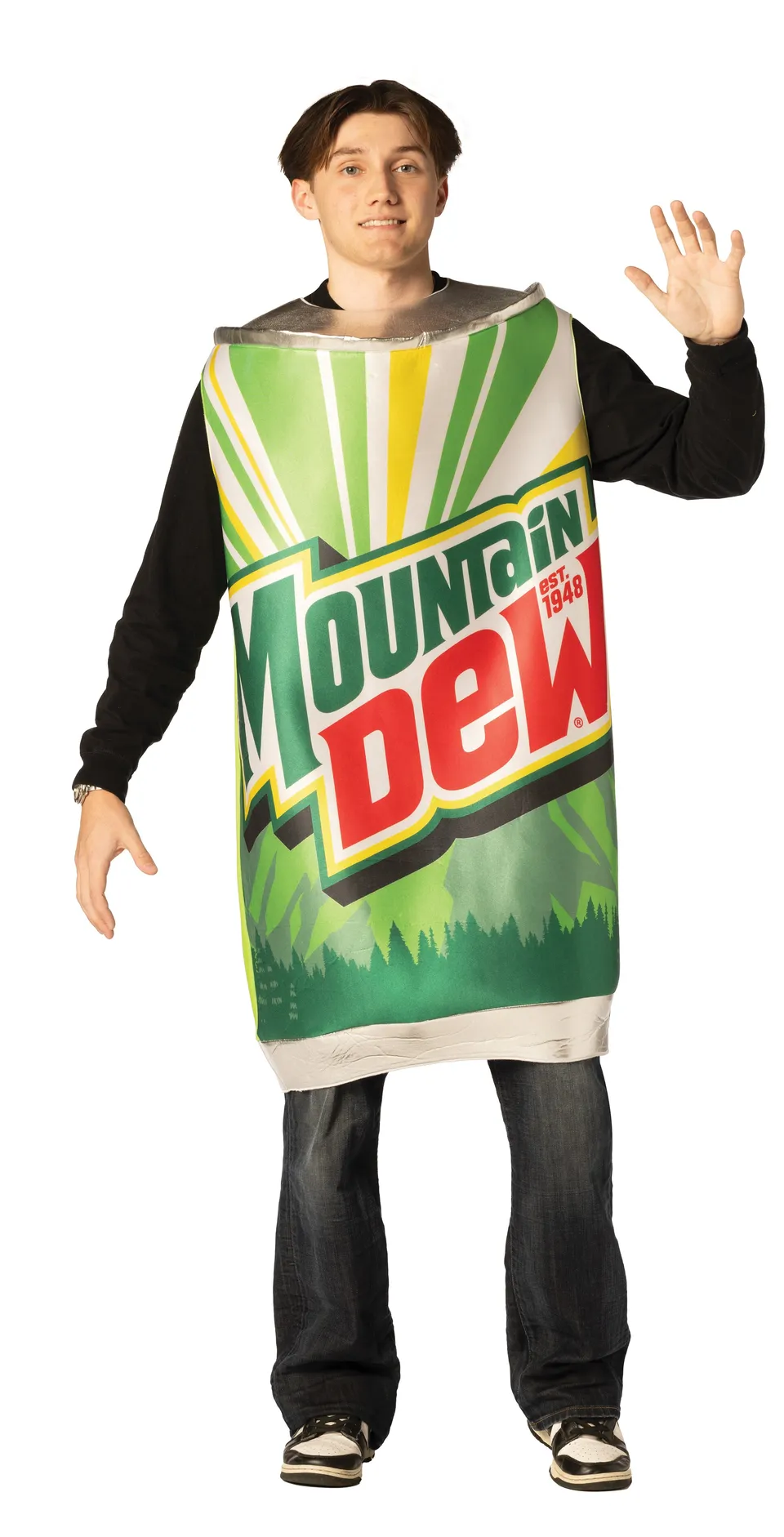 Rasta Imposta Mountain Dew Can Kostüm Einheitsgröße Soda