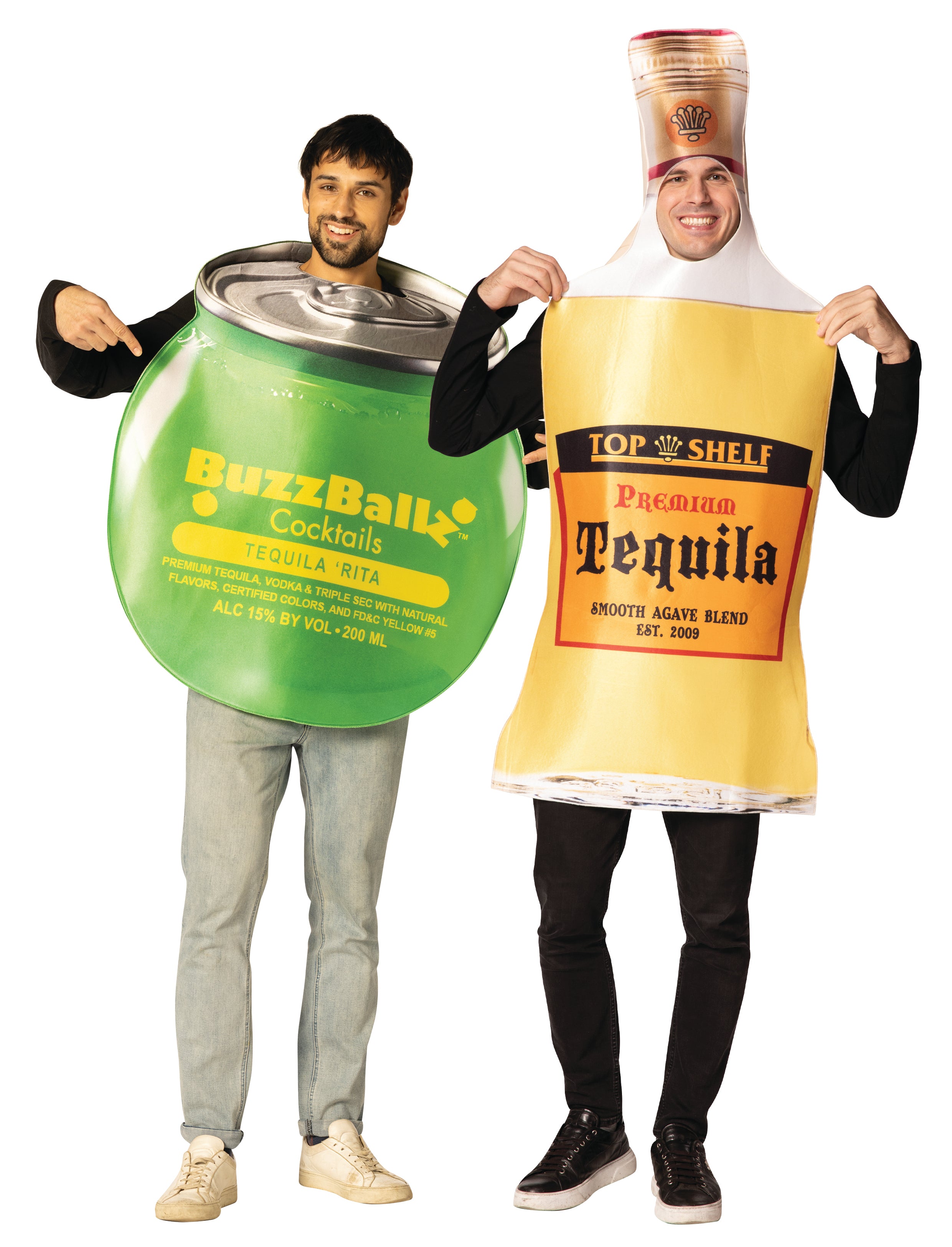 Rasta Imposta Tequila Rita Partnerkostüm BuzzBallz Flasche Einheitsgröße