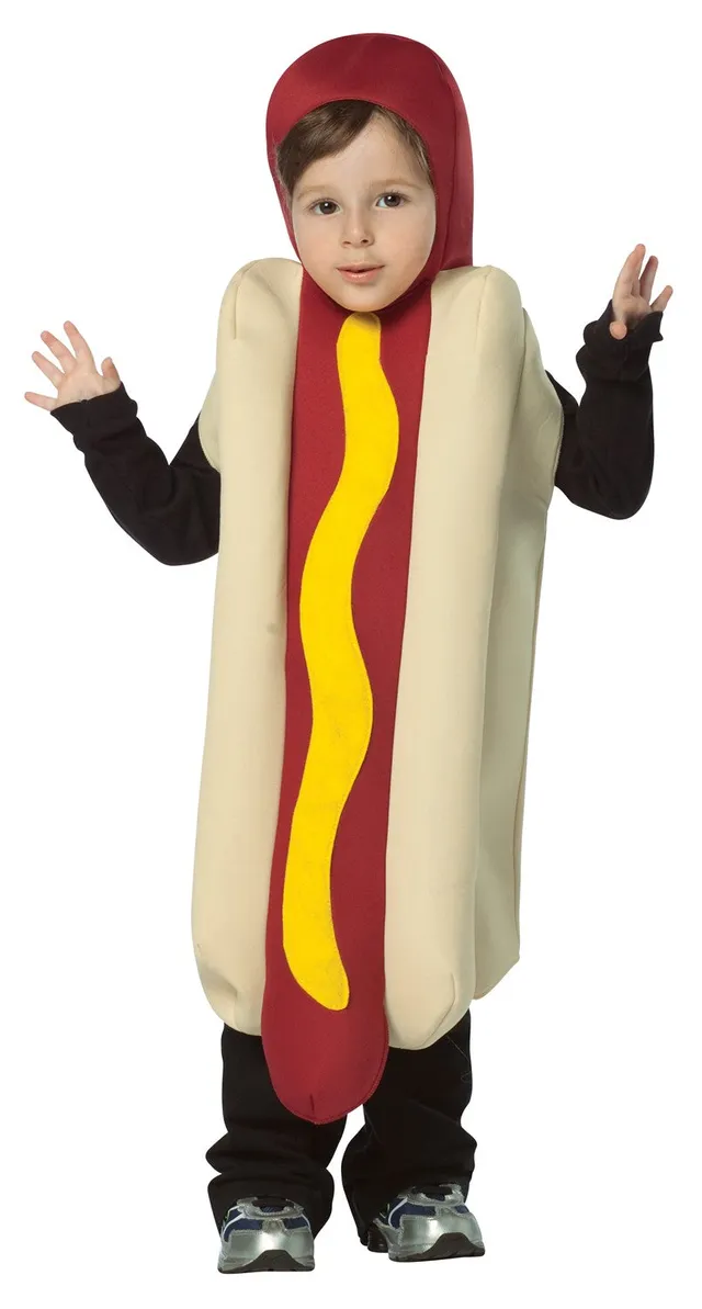 Rasta Imposta Hot Dog Kinderkostüm Gr. 4-6 Polyester