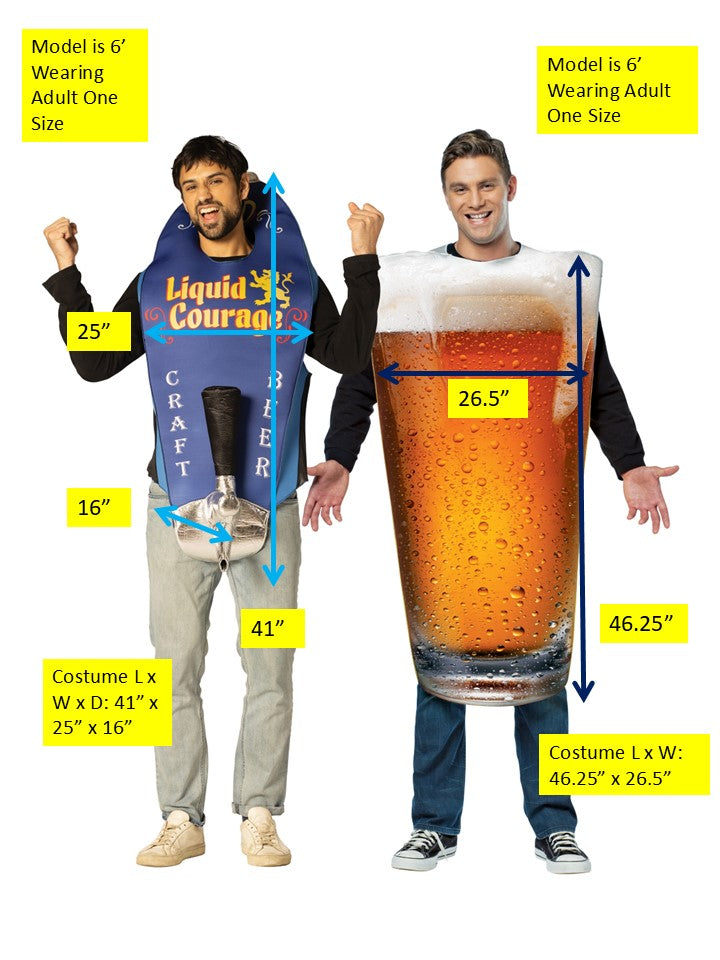 Rasta Imposta It's On Tap Bier Partnerkostüm 2er Einheitsgröße