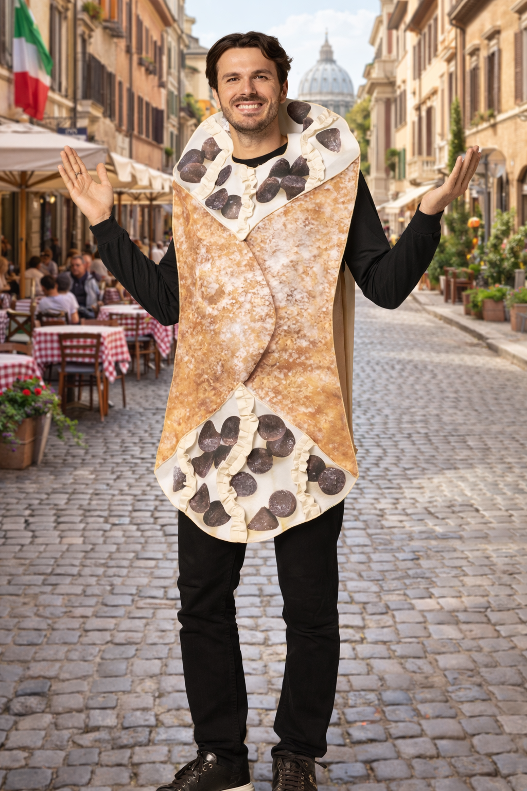 Rasta Imposta Cannoli Dessert Kostüm One Size