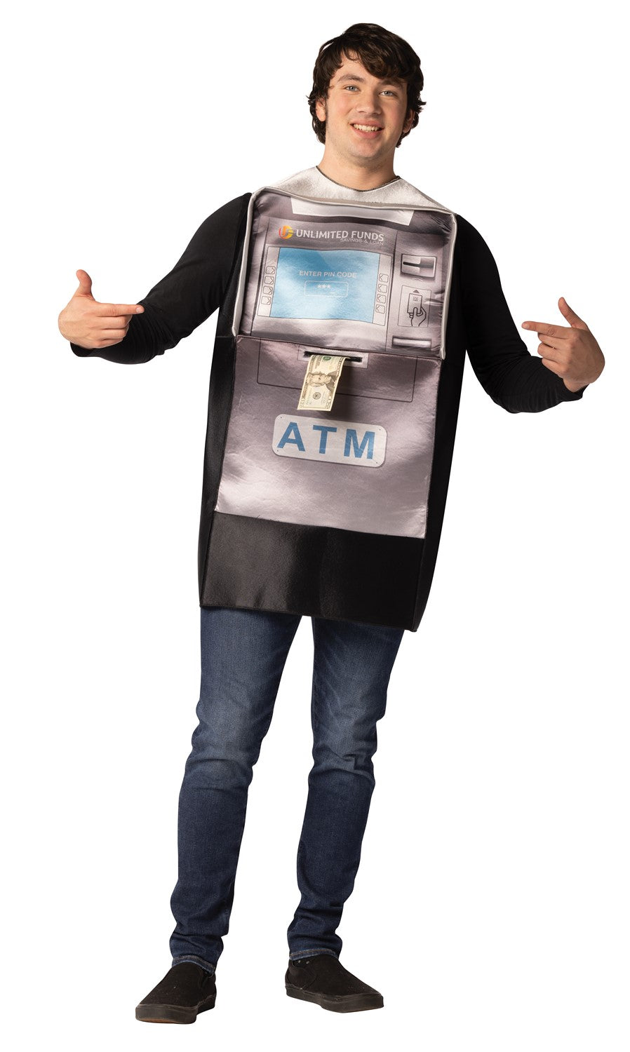Rasta Imposta ATM Cash Machine Kostüm Einheitsgröße