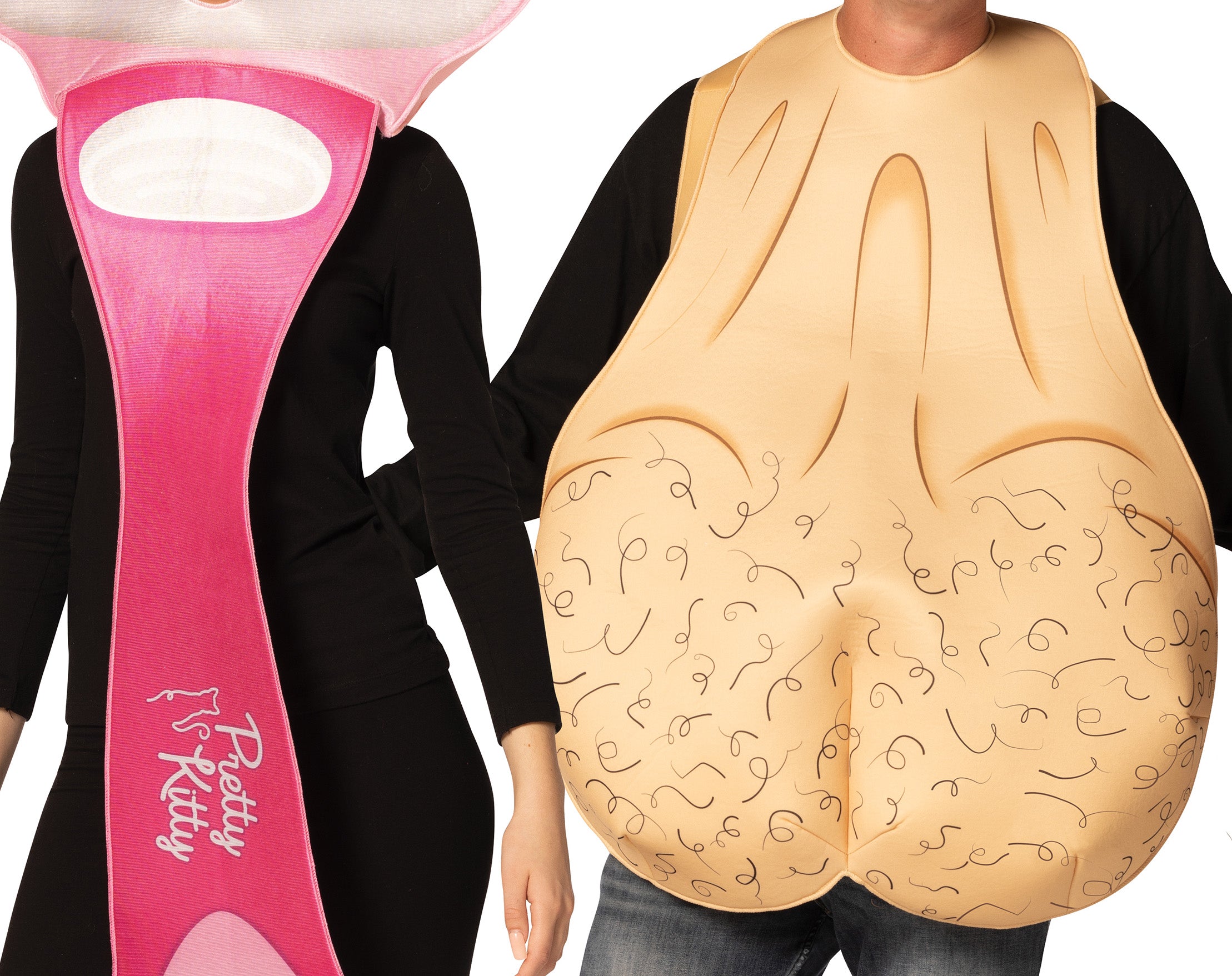 Rasta Imposta Pink Razor Ball Sac Paarkostüm One Size Rosa