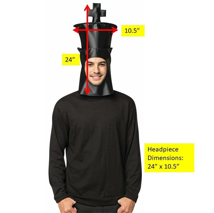 Rasta Imposta King Queen Schach Kostüm Kopfschmuck Set