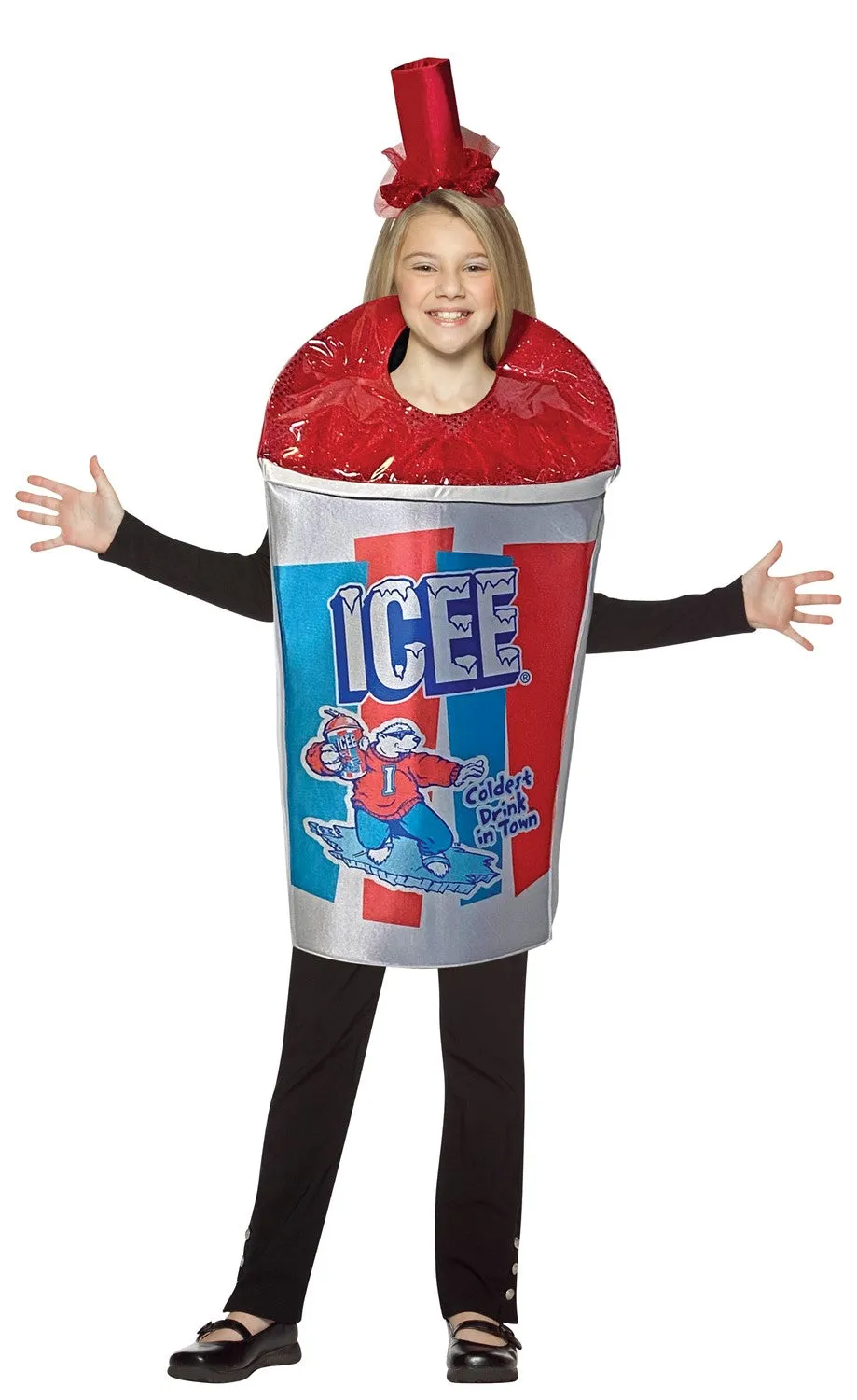 Rasta Imposta ICEE Sparkle Red Tunika Kinderkostüm 10-12