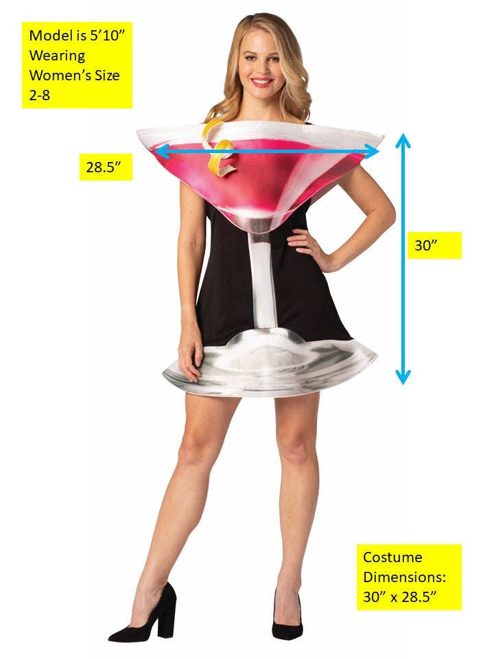Rasta Imposta Cosmopolitan Cocktail Kleid Kostüm Damen 2-8