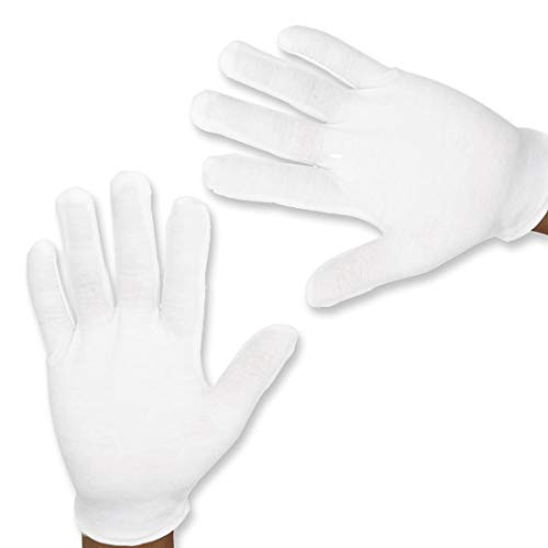 Katara Mario Handschuhe weiß Baumwolle Einheitsgröße 1 Paar