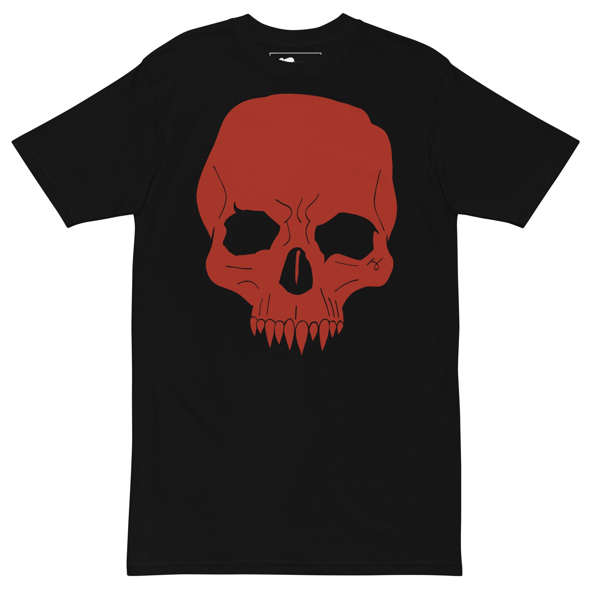 Black Snake DEMA T-Shirt schwarz Totenkopf Heavyweight