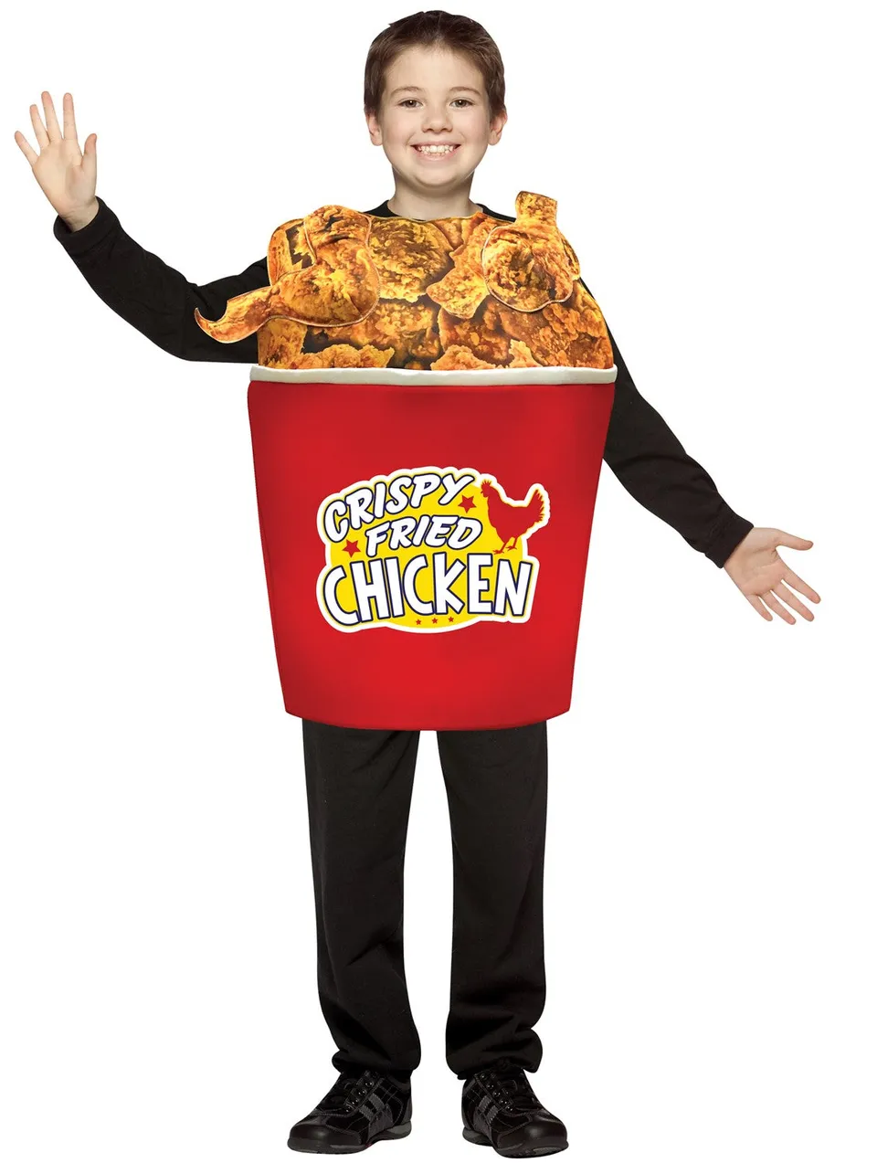Rasta Imposta Bucket of Fried Chicken Kinderkostüm 7-10 Polyester