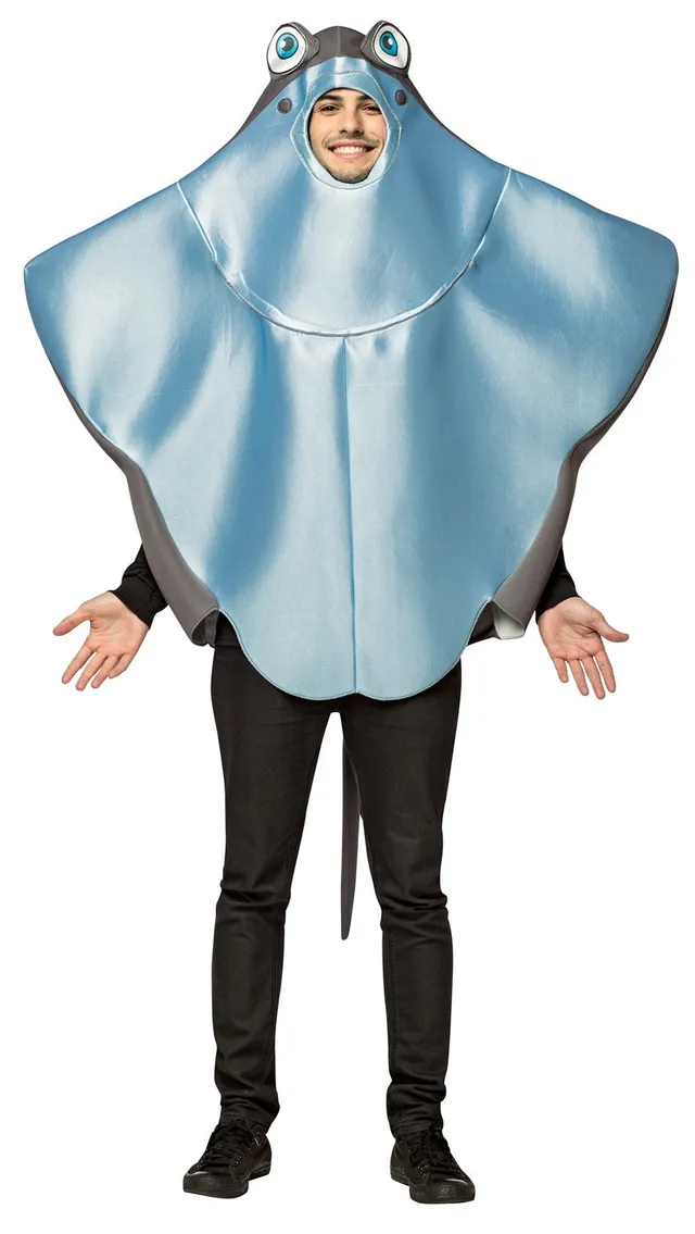 Rasta Imposta Stingray Rochen-Kostüm One Size grau
