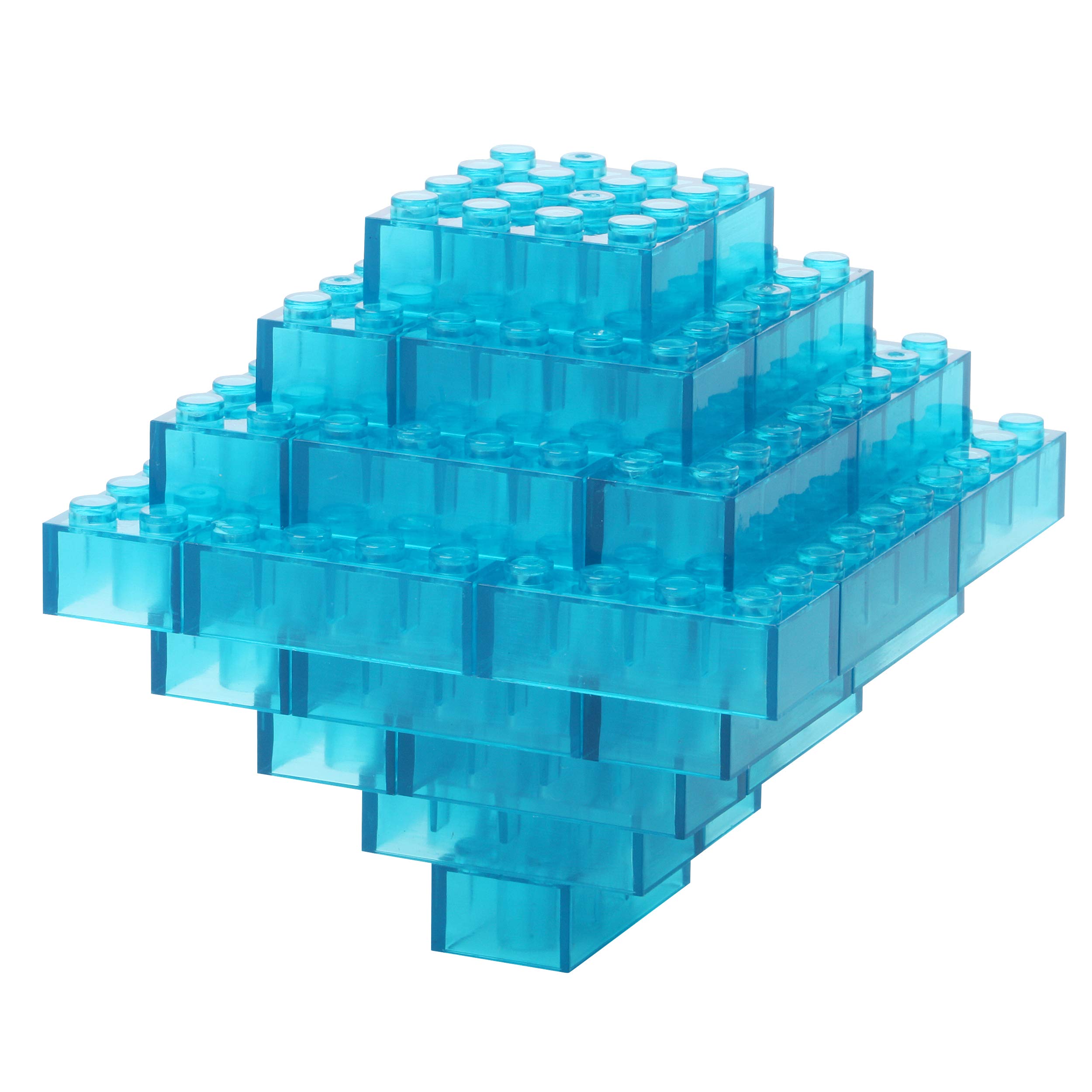 Katara Konstruktionsspielsteine 4x2 Transparent Blau 120