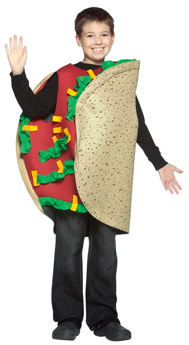 Rasta Imposta Taco Kinderkostüm 7-10 Lebensmittel