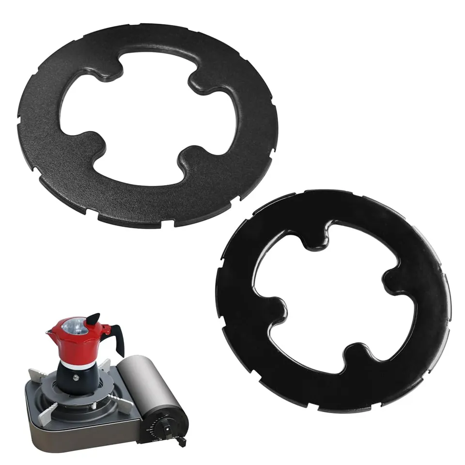 REDSUN Camping-Topfständer für Kocher kleine Töpfe ab 7 cm Stahl