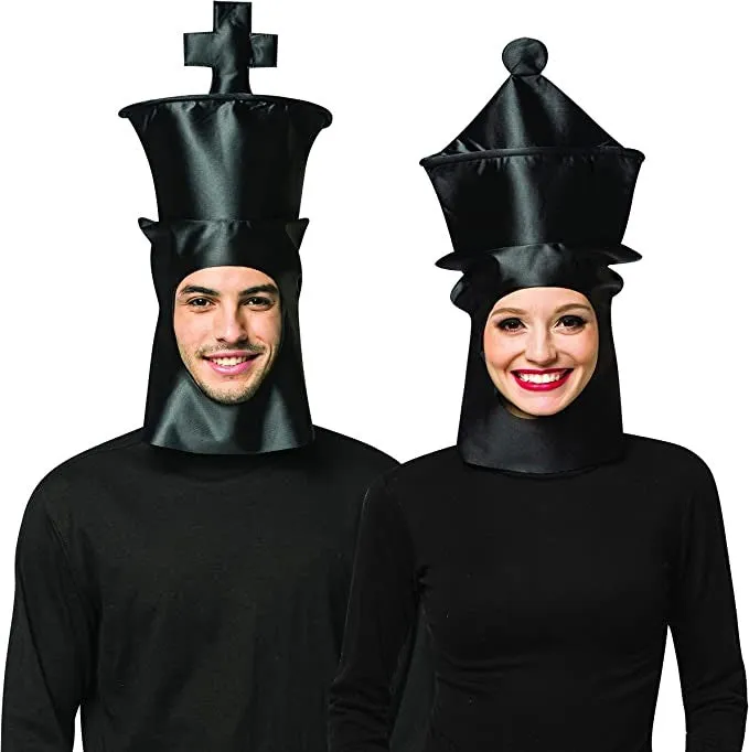 Rasta Imposta King Queen Schach Kostüm Kopfschmuck Set