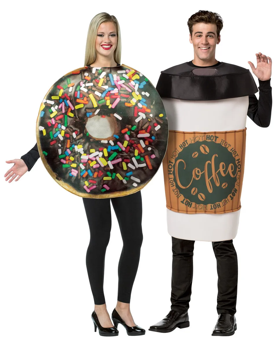 Rasta Imposta Dunk It Coffee Donut Partnerkostüm One Size