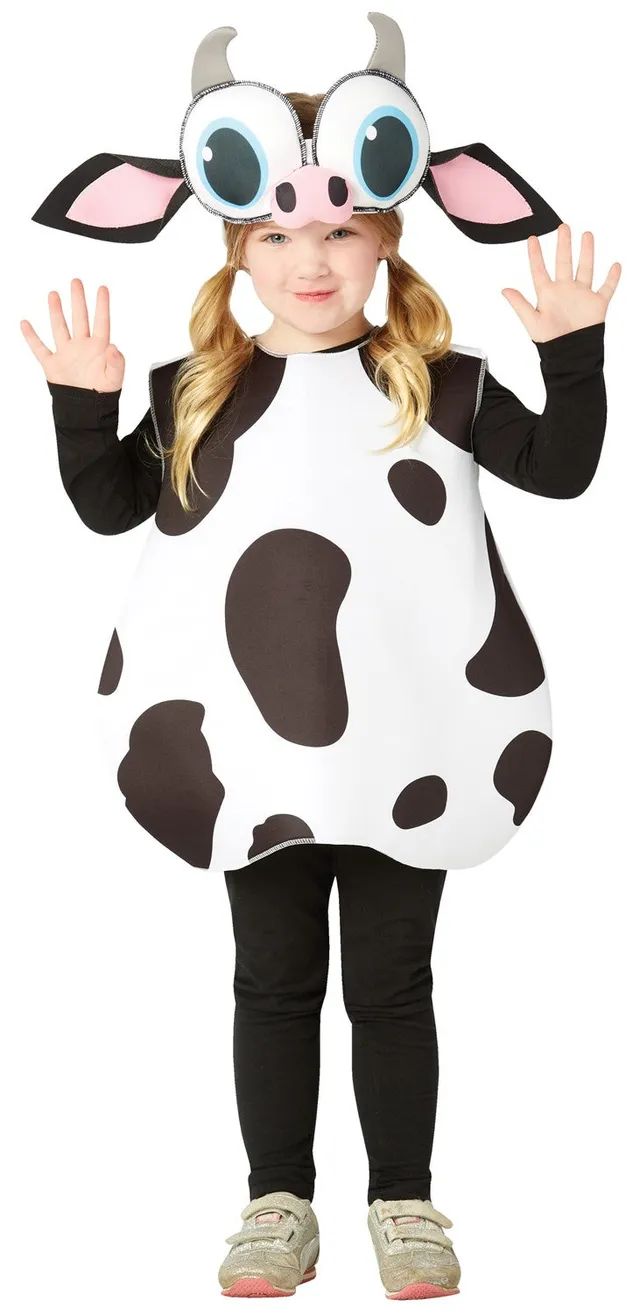 Rasta Imposta Big Eyed Cow Kinderkostüm 3-4 Jahre Kuh