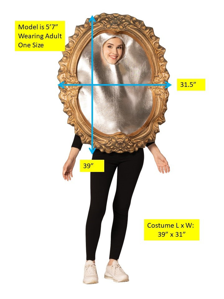 Rasta Imposta Mirror Spiegel Kostüm Erwachsene One Size