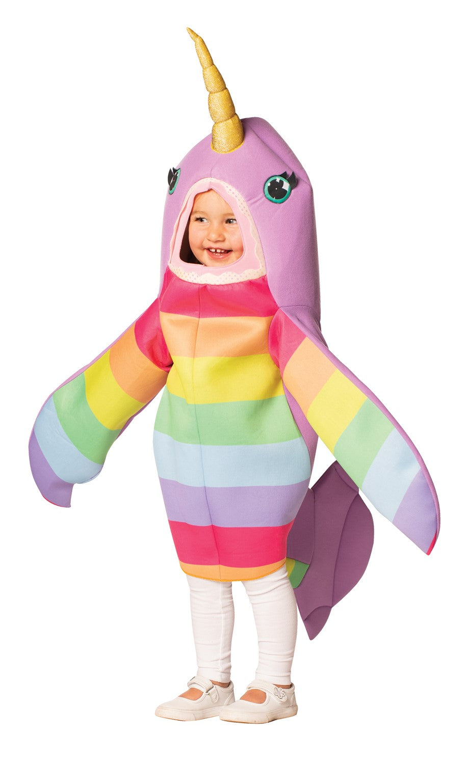 Rasta Imposta Magical Narwhal Kostüm Kinder Tunika Gr. 3-4