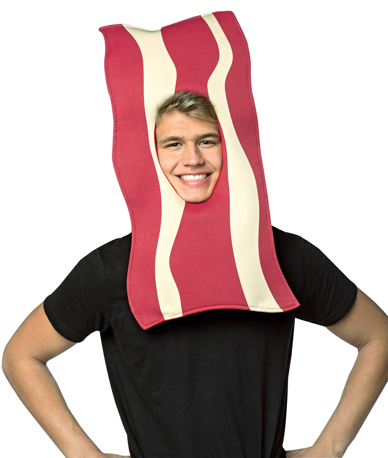 Rasta Imposta Bacon Maske Erwachsene Einheitsgröße offenes Gesicht