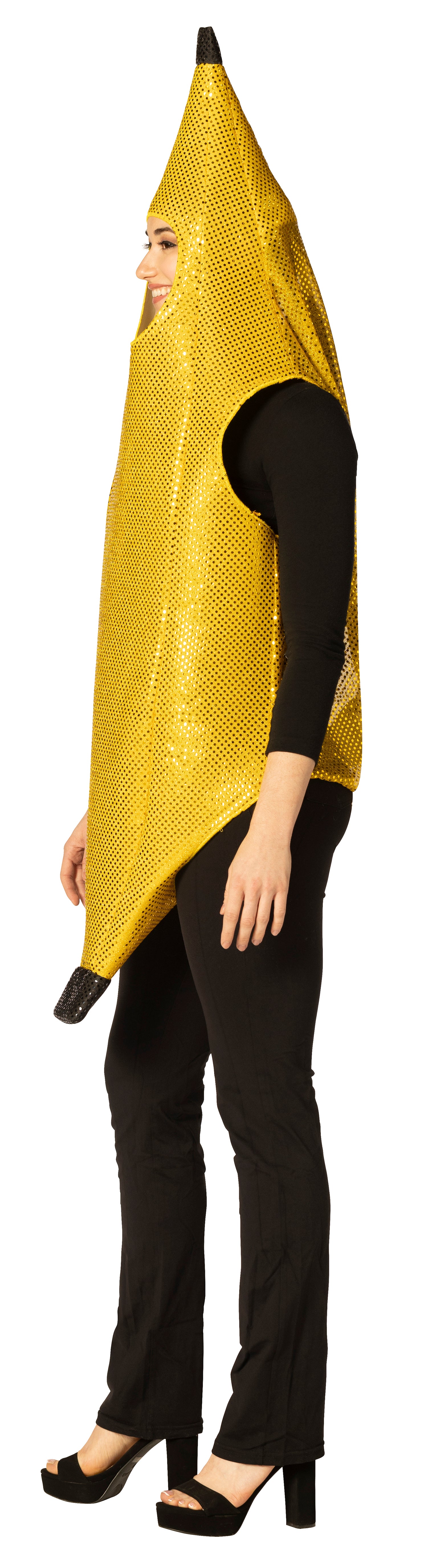 Rasta Imposta Glitzy Sequin Banana Kostüm XXS Pailletten