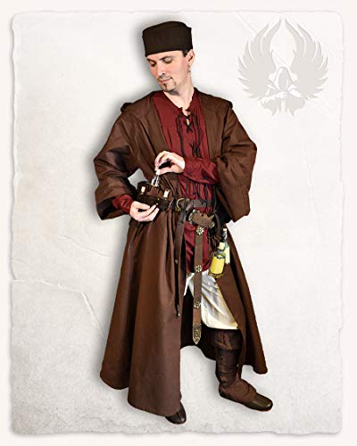 Mytholon Doran Tranktasche Leder Schwarz 4 Fläschchen