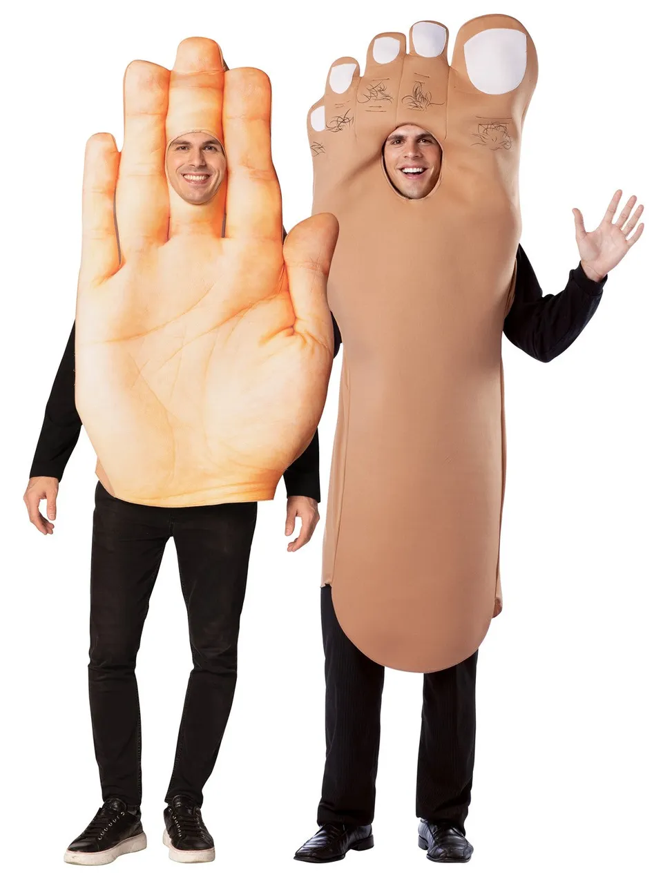 Rasta Imposta Hand and Big Foot Paarkostüm One Size Unisex