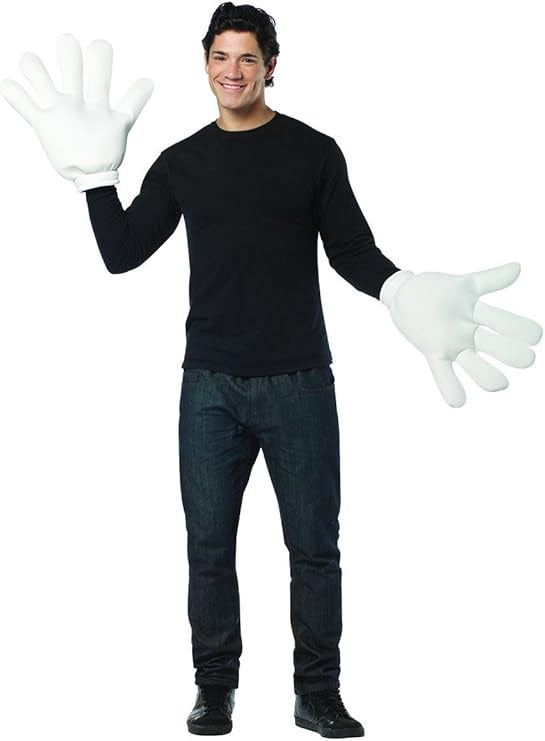 Rasta Imposta White Giant Gloves Handschuhe weiß Einheitsgröße