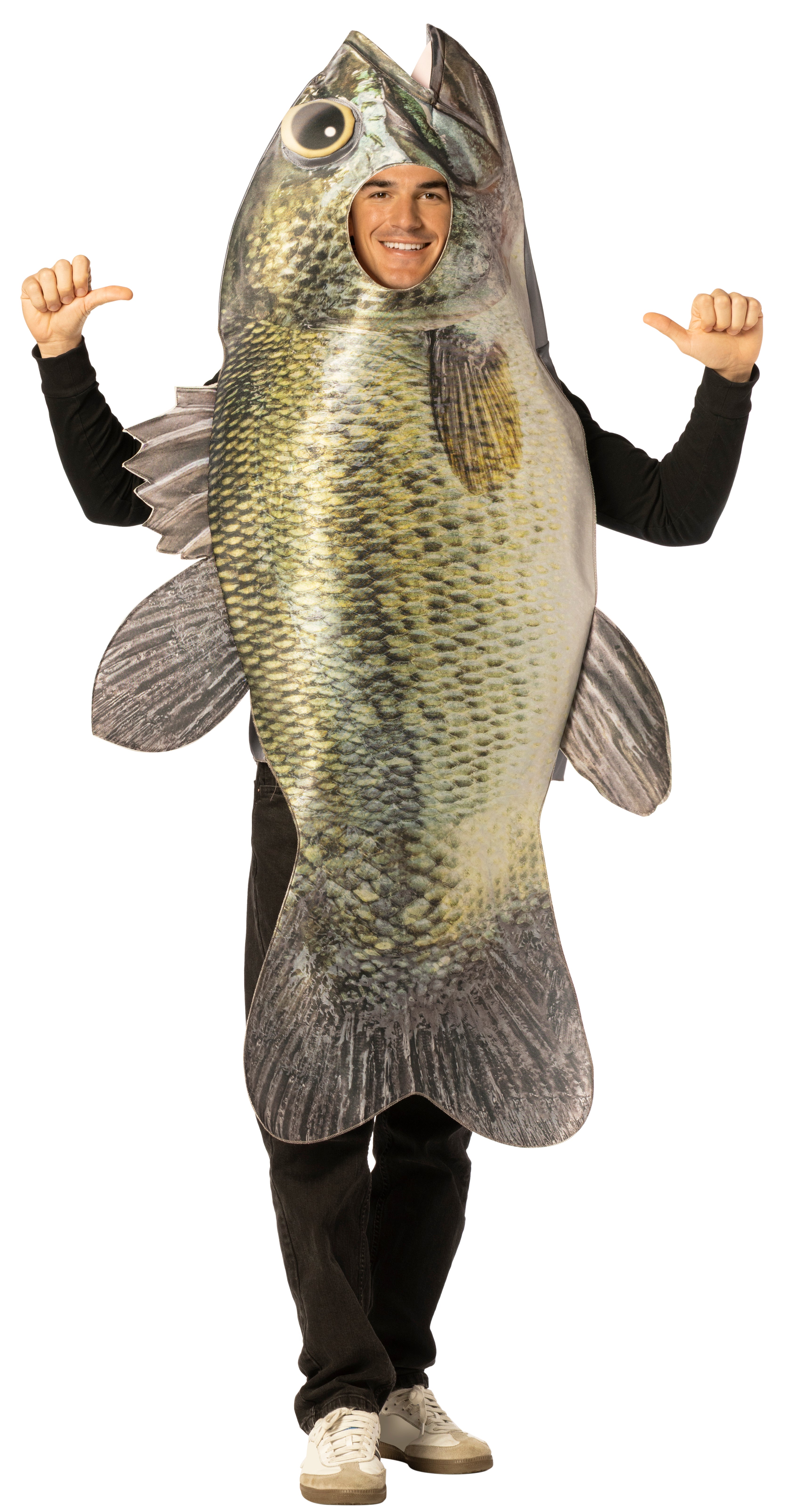 Rasta Imposta Sea Bass Fisch Kostüm Einheitsgröße Fotoprint