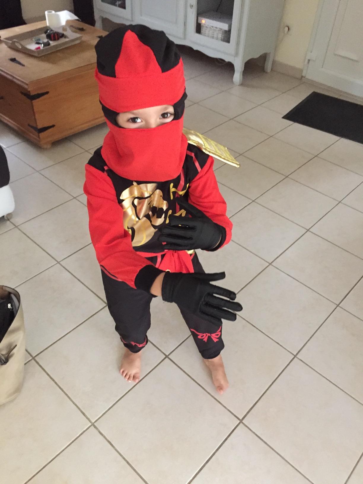 Katara 1771-01 Ninja Kostüm Kinder Grün S 104/110/116