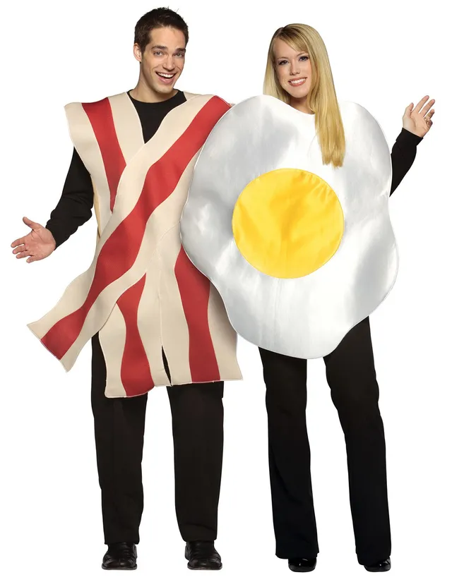 Rasta Imposta Adult Costumes Bacon & Eggs Kostüm One Size