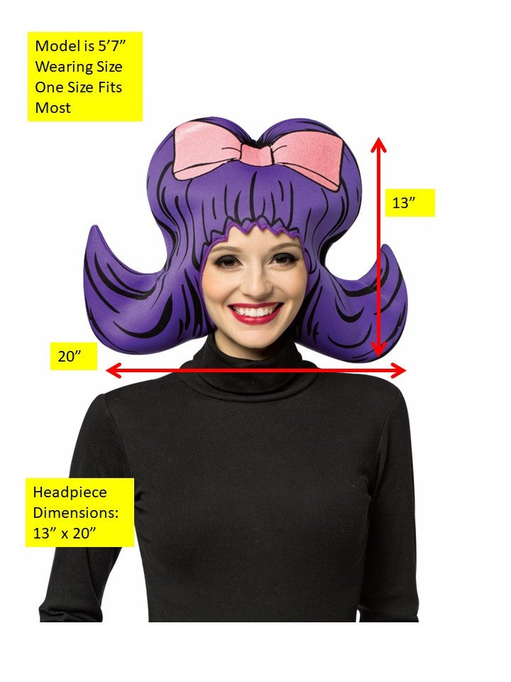 Rasta Imposta Bouffant Perücken 3er Pack Pink Lila Gelb