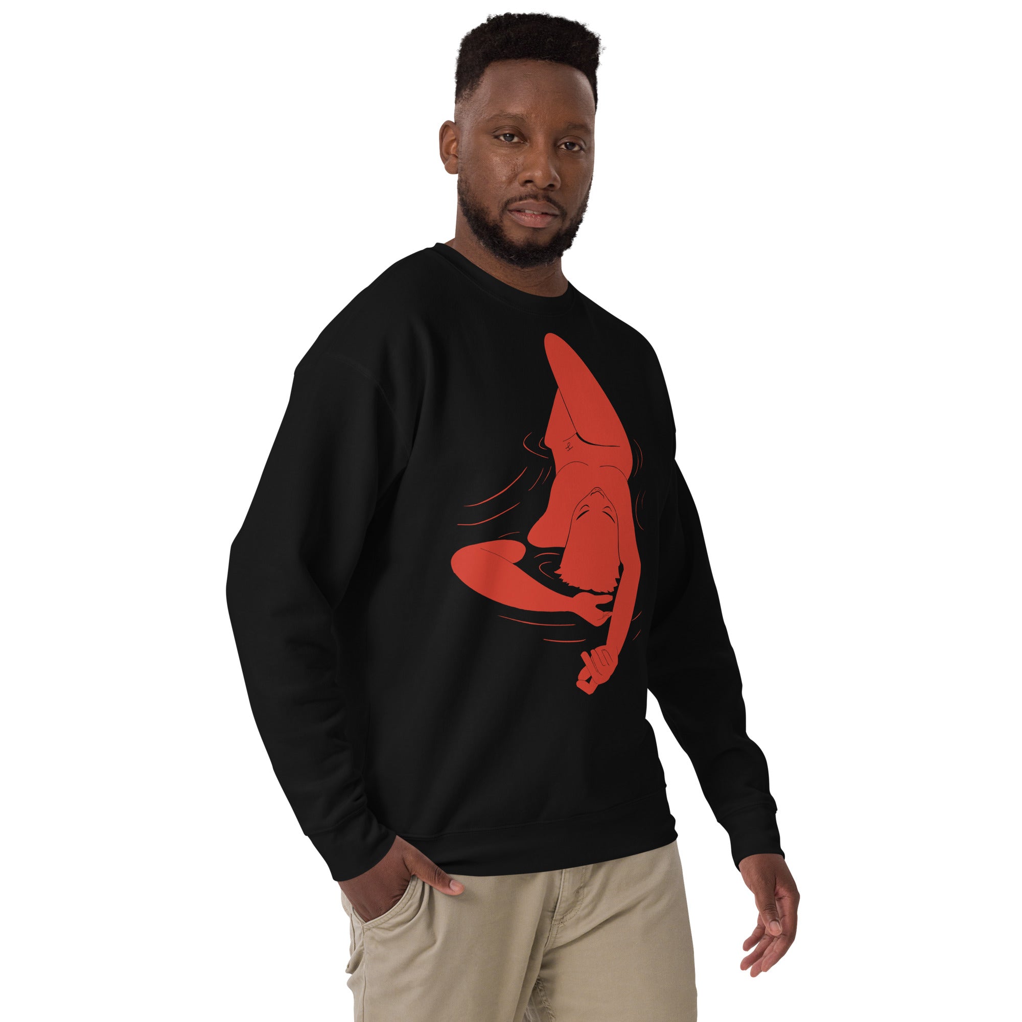 Black Snake SERIA Sweatshirt schwarz Grafik Unisex