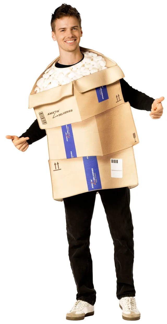 Rasta Imposta Amazin' Packages Pileup Kostüm One Size Paketstapel