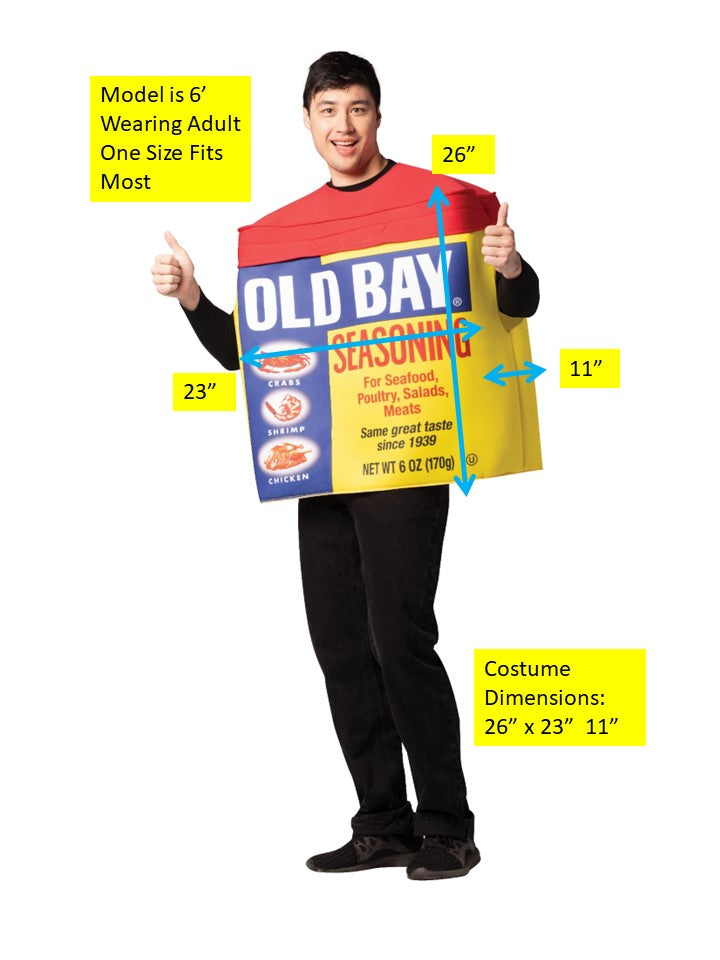 Rasta Imposta Old Bay Seasoning Dose Kostüm One Size