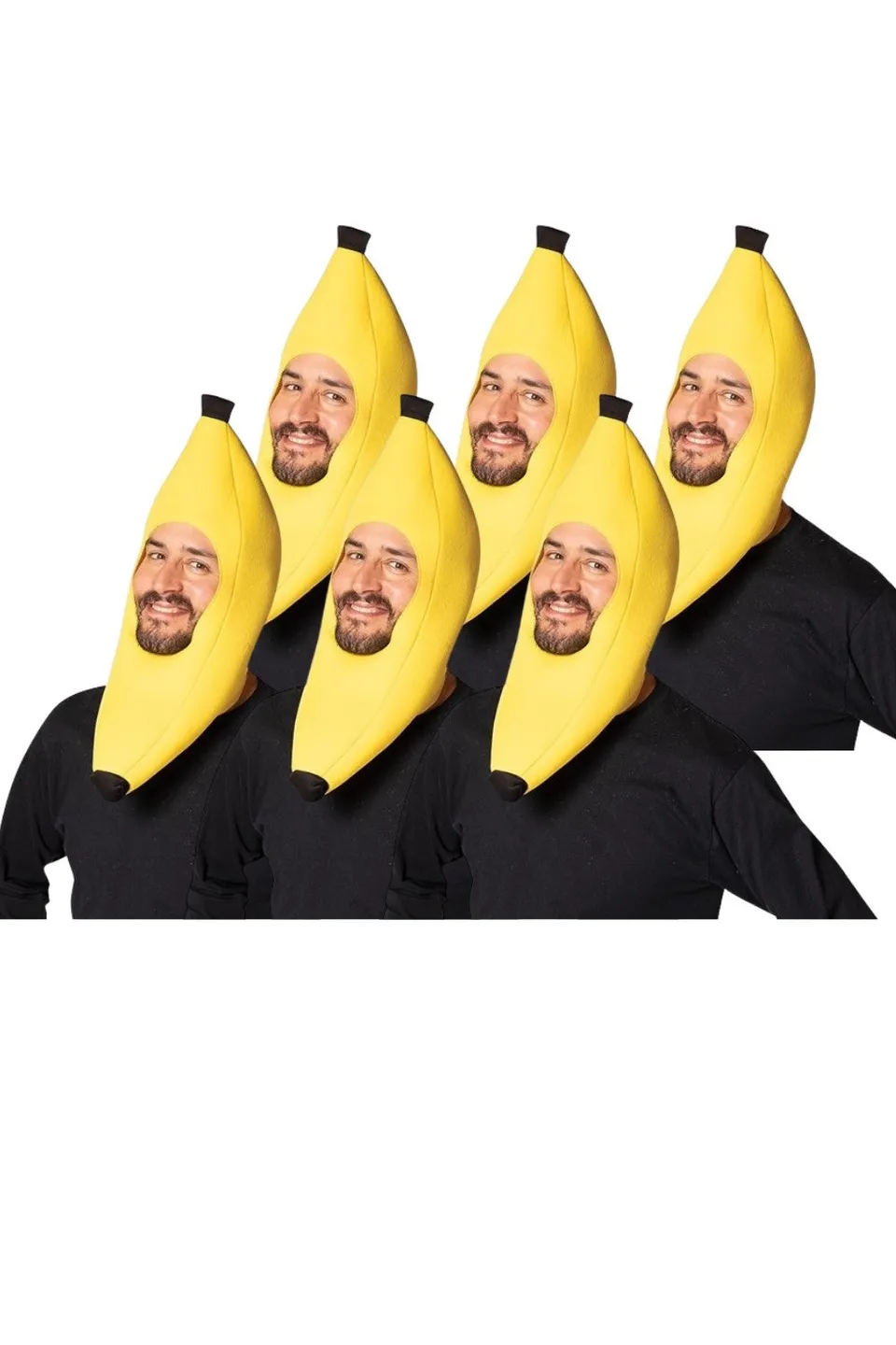 Rasta Imposta Banana Bunch Hut Kostüm 6er Set One Size