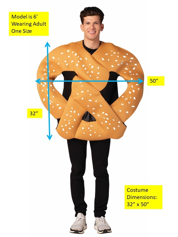Rasta Imposta Pretzel Brezelkostüm Erwachsene Einheitsgröße