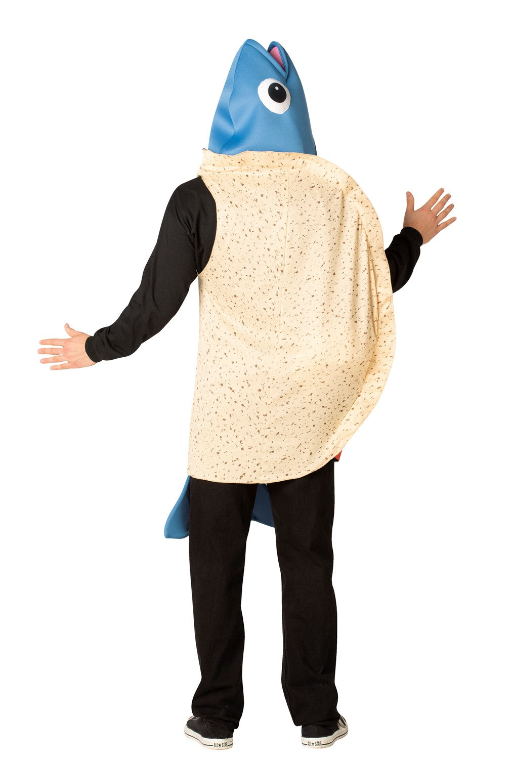 Rasta Imposta Fish Taco Kostüm Fisch Kopf Flosse Einheitsgröße